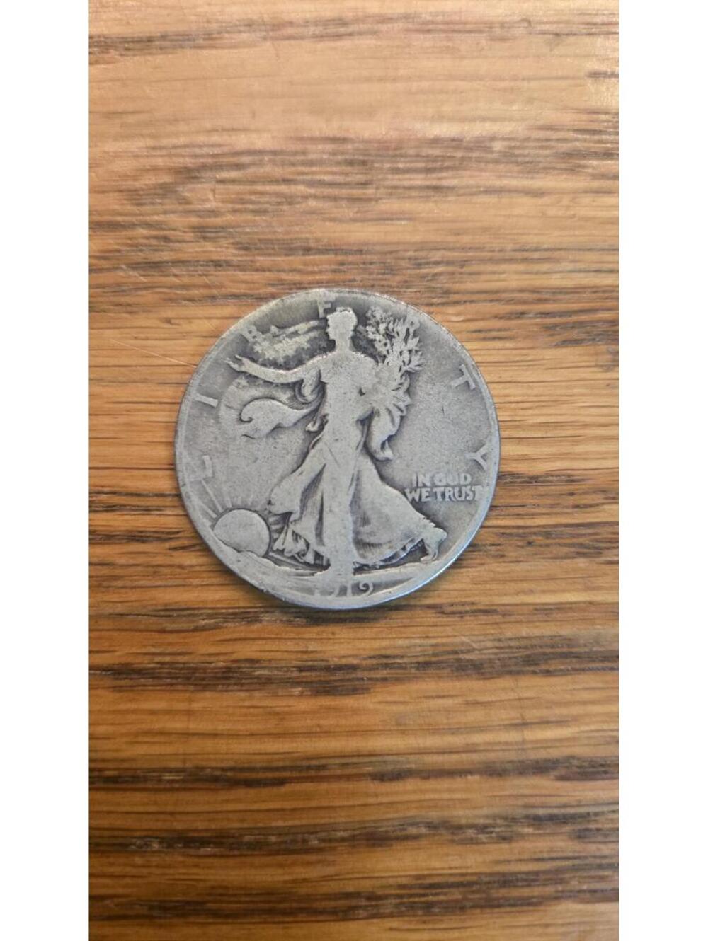 1919-D Walking Liberty Half Dollar Silver Coin